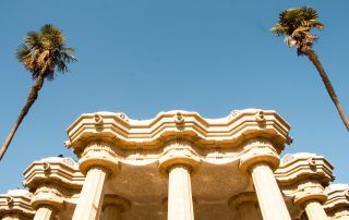 Hypostyle hall in Park Güell