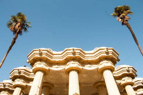 Hypostyle hall in Park Güell