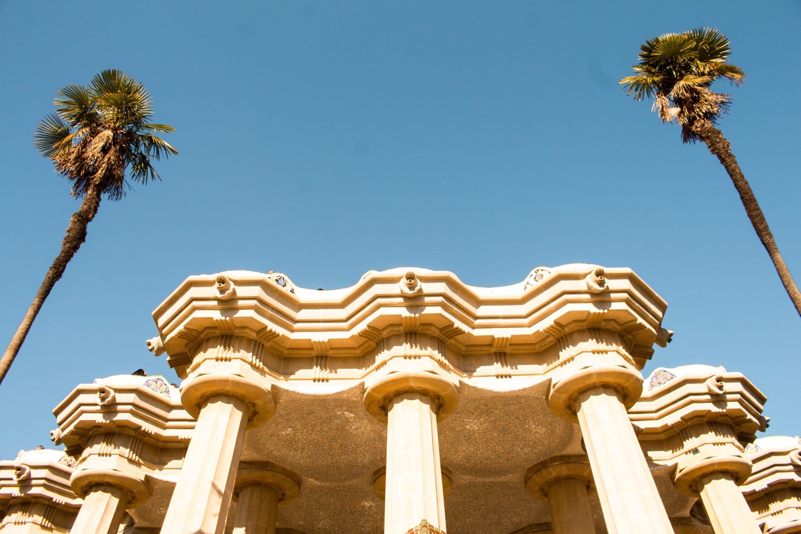 Hypostyle hall in Park Güell